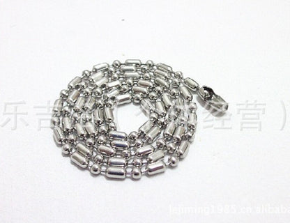 Titanium steel necklace with chain