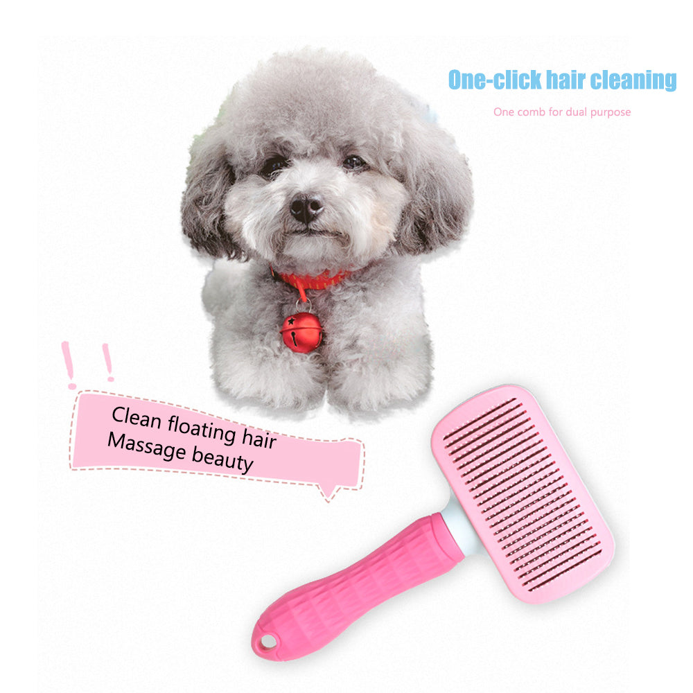 One-click automatic hair removal comb