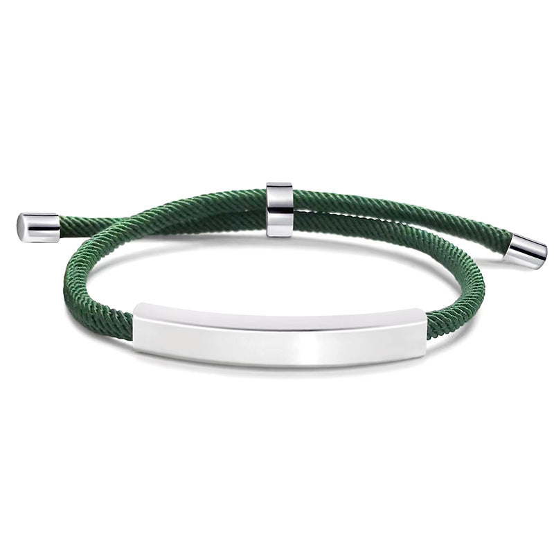 Titanium Steel Braided Bracelet